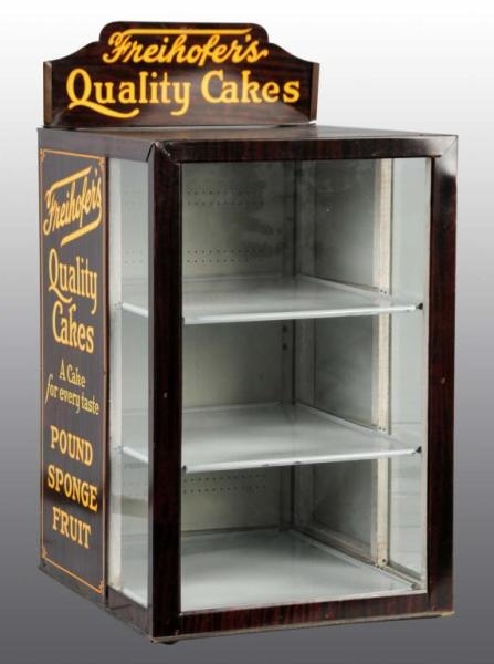 FREIHOFERS CAKE COUNTRY STORE DISPLAY CASE.       
