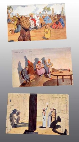 LOT OF 15: VINTAGE MIDDLE EASTERN THEME POSTCARDS 