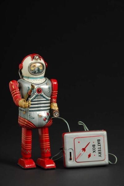 SPACEMAN BATTERY-OPERATED ASTRONAUT.              