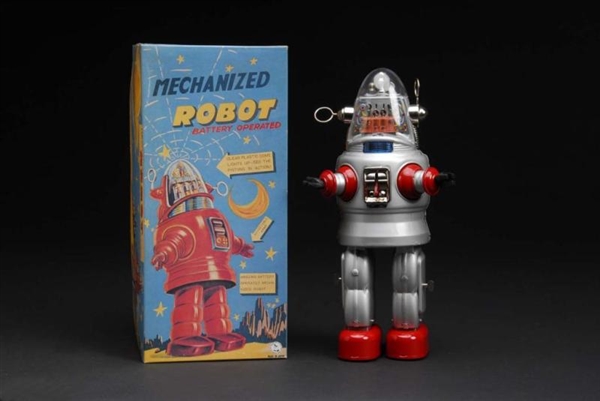 CONTEMPORARY ROBBY THE MECHANIZED ROBOT TOY.      