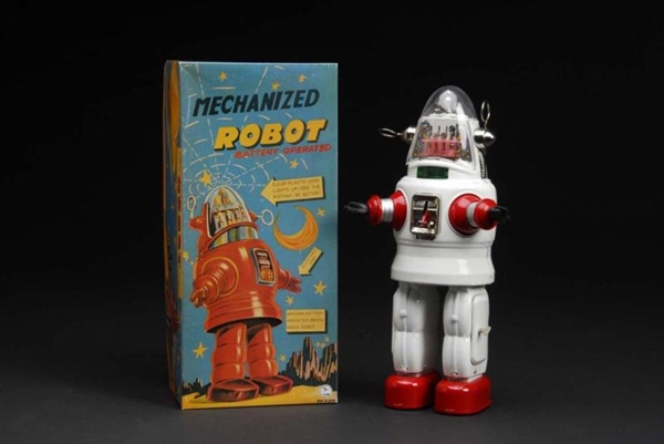 CONTEMPORARY ROBBY/MECHANIZED ROBOT TOY.          