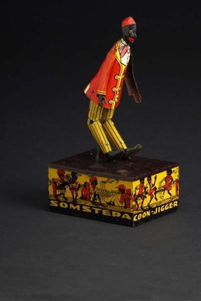 TIN MARX SOMSTEPA ROOF DANCING WIND-UP TOY.       