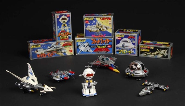 LOT OF 6: MESSAGE FROM SPACE TOYS.                
