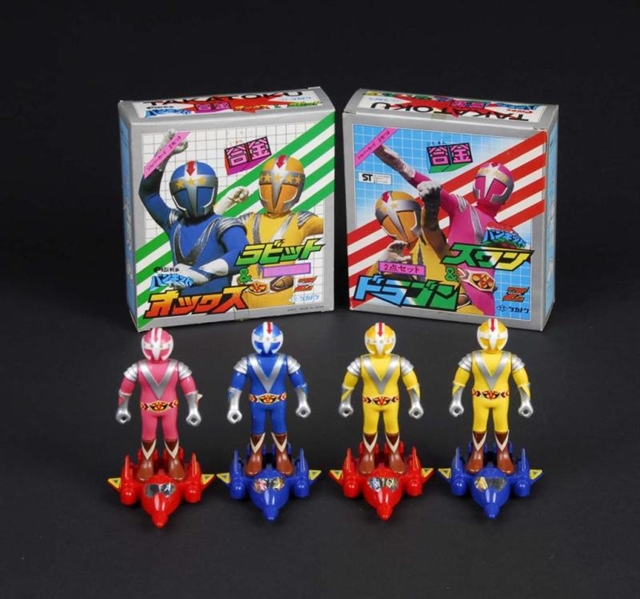LOT OF 4: GOKIN BANKID TOYS.                      
