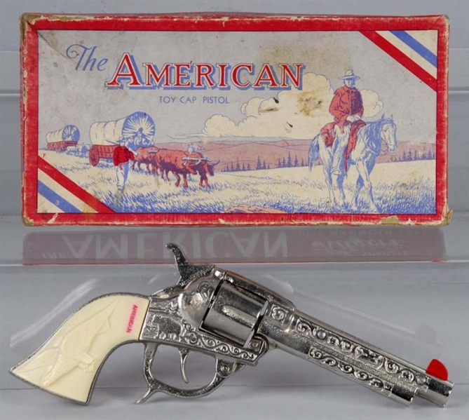 CAST IRON KILGORE AMERICAN CAP GUN.               