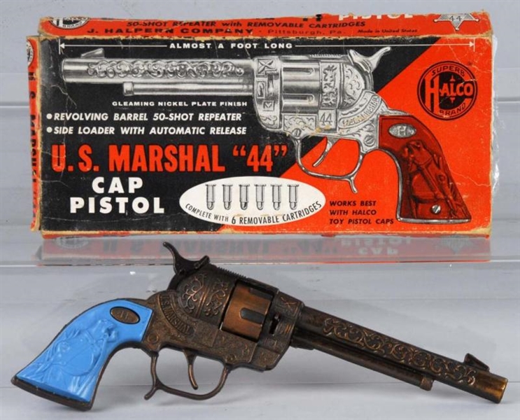 US MARSHALL BRONZE 44 CAP GUN.                    