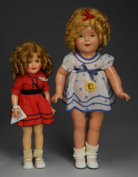 LOT OF 2: IDEAL SHIRLEY TEMPLE DOLLS.             