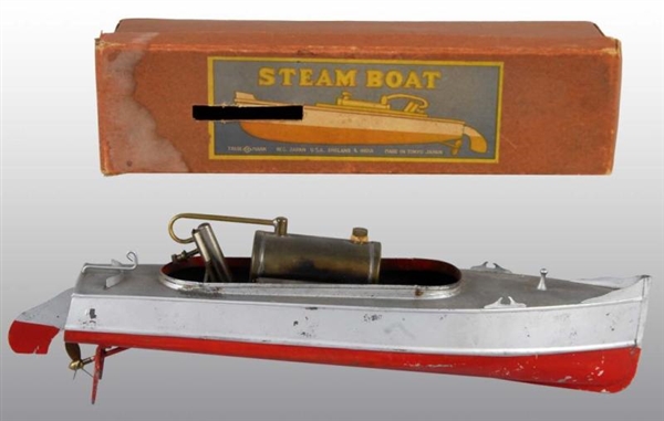 LIVE STEAM BOAT TOY.                              