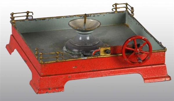 TIN LIVE STEAM DOLL COMPANY WATER FOUNTAIN TOY.   