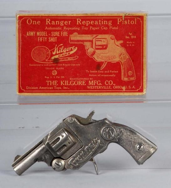 CAST IRON KILGORE RANGER CAP GUN.                 