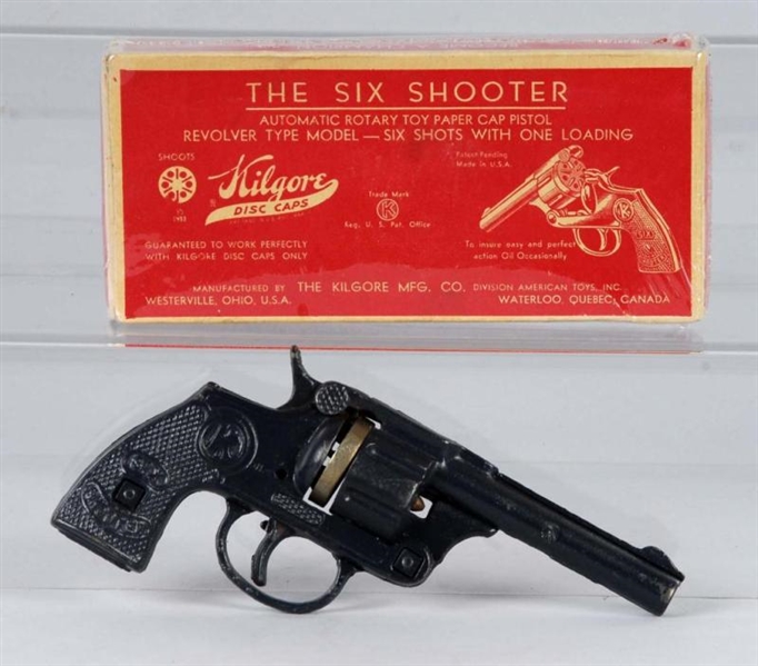 KILGORE SIX-SHOOTER DISC CAP GUN.                 