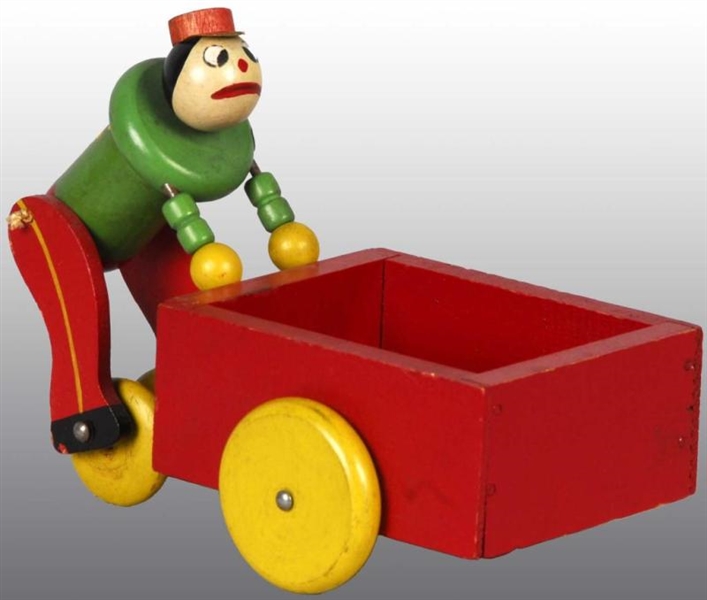 FISHER PRICE NO. 740 PUSH CART PETE TOY.          