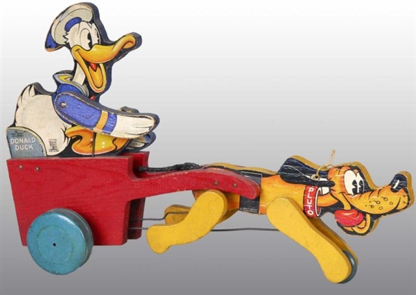 FISHER PRICE NO. 149 DONALD CART TOY.             