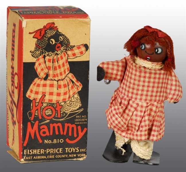 FISHER PRICE NO. 810 HOT MAMMY WIND-UP TOY.       
