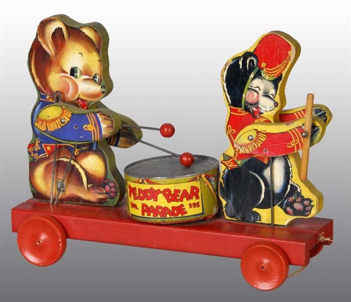FISHER PRICE NO. 195 TEDDY BEAR PARADE TOY.       
