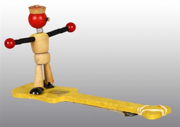 FISHER PRICE PROTOTYPE MAN ON PADDLE TOY.         