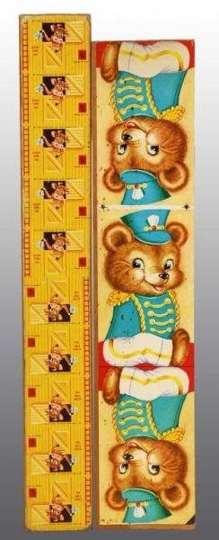 LOT OF 2: FISHER PRICE UNCUT WOOD BOARDS.         