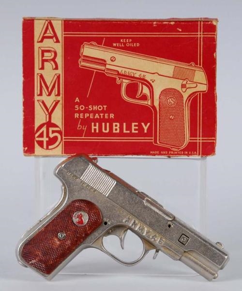 HUBLEY ARMY 45 CAP GUN.                           