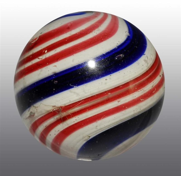 LARGE PEPPERMINT SWIRL MARBLE.                    