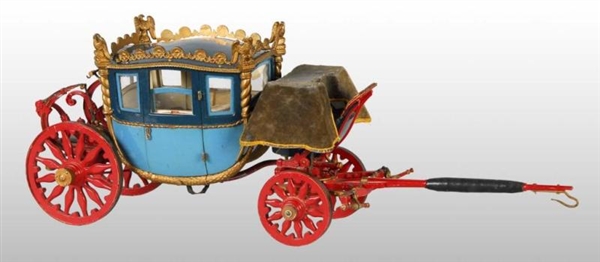 WOODEN ROYAL COACH TOY.                           