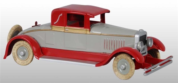 PRESSED STEEL KINGSBURY COUPE WIND-UP TOY.        