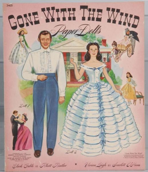 MERRILL GONE WITH THE WIND PAPER DOLL SET.        