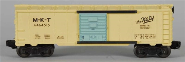 LIONEL NO. 6464 GIRLS YELLOW BOXCAR.              
