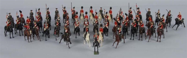 LOT OF BRITAINS LEAD TOY SOLDIERS ON HORSES.      