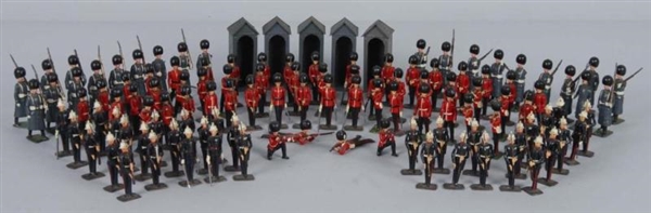 LOT OF BRITAINS LEAD TOY ENGLISH SOLDIERS.        