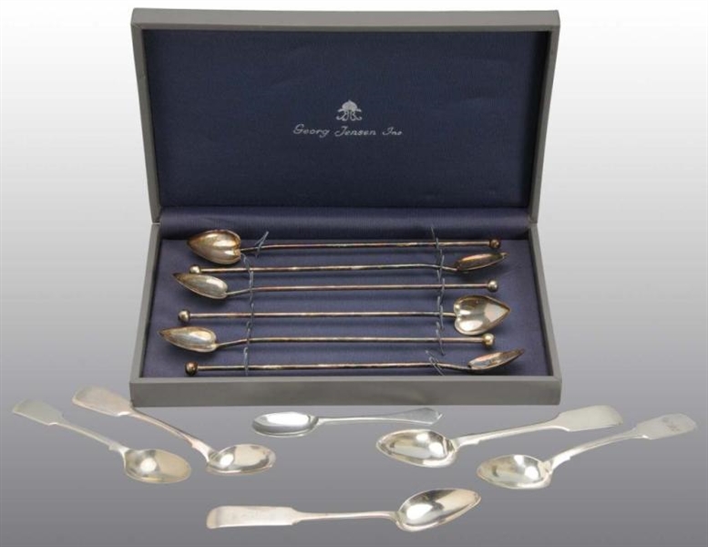 LOT OF 12: SPOONS.                                