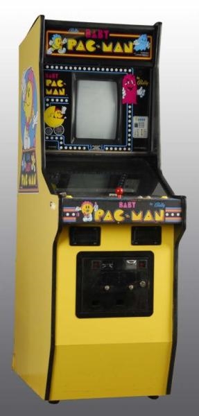 BALLY BABY PAC MAN PINBALL & VIDEO GAME.          