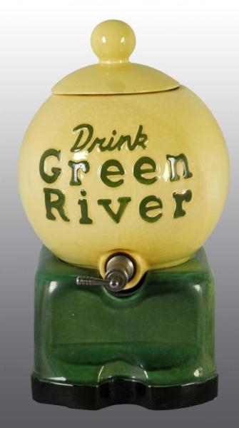 DRINK GREEN RIVER SYRUP DISPENSER.                