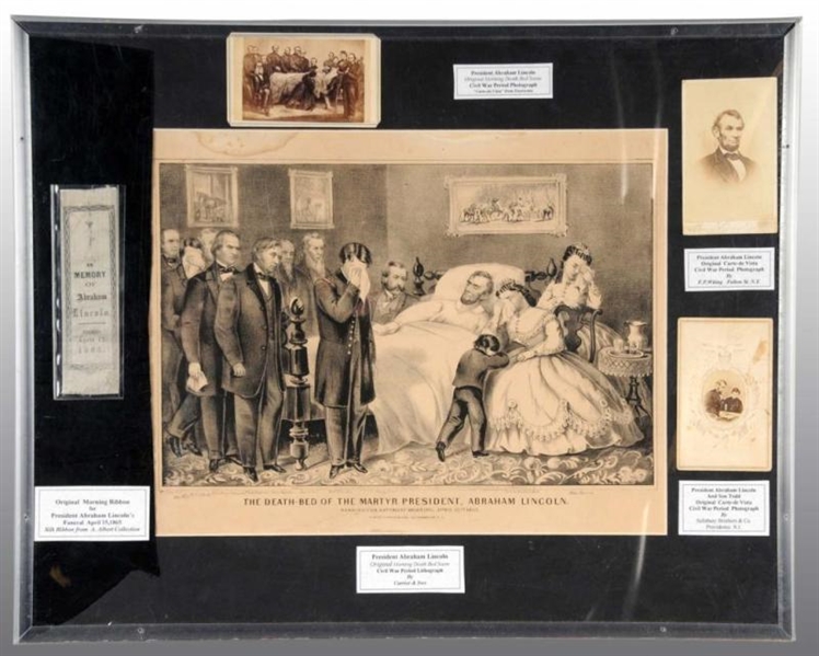 GROUP OF ABRAHAM LINCOLN ITEMS.                   