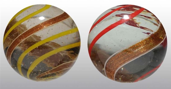 LOT OF 2: TYPE-1 LUTZ MARBLES.                    