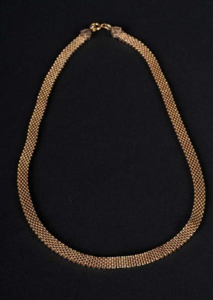 VICTORIAN 14K GOLD NECKLACE.                      