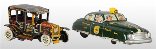 LOT OF 2: TIN MARX AUTOMOBILE WIND-UP TOYS.       