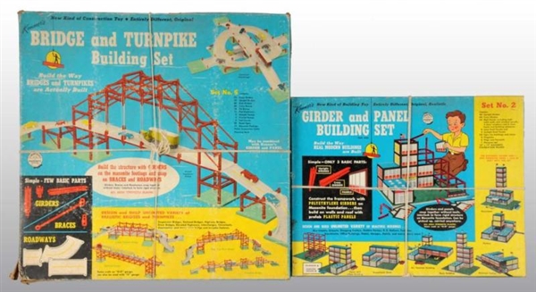 LOT OF 2: KENNER BUILDING SETS IN BOXES.          