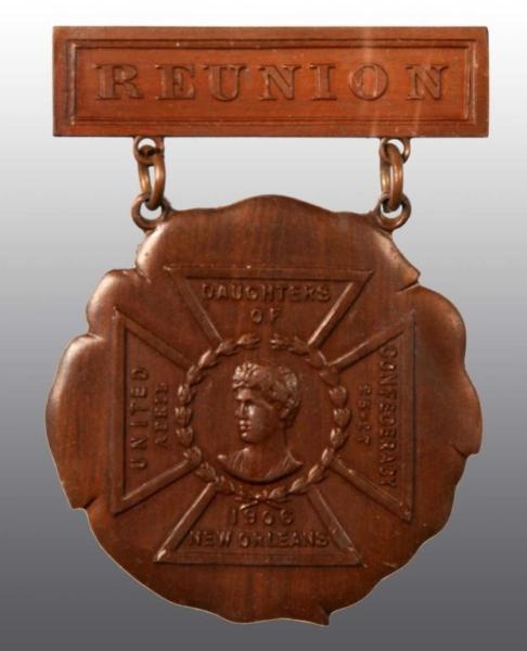 UNITED DAUGHTERS OF THE CONFEDERACY REUNION MEDAL 