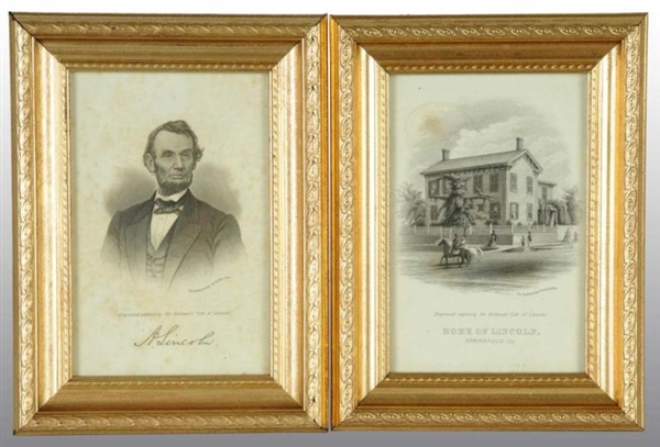 LOT OF 3: LINCOLN PIECES.                         