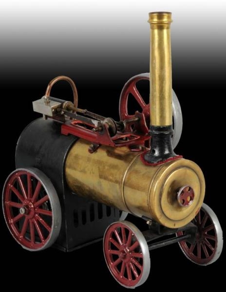 BING TRACTION ENGINE WITH BRASS BOILER.           