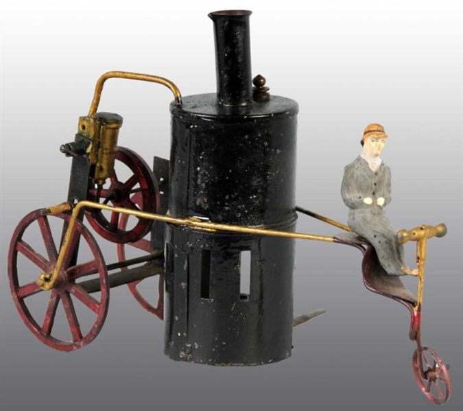 EARLY SCHOENNER LIVE STEAM DRIVEN "TRICYCLE".     
