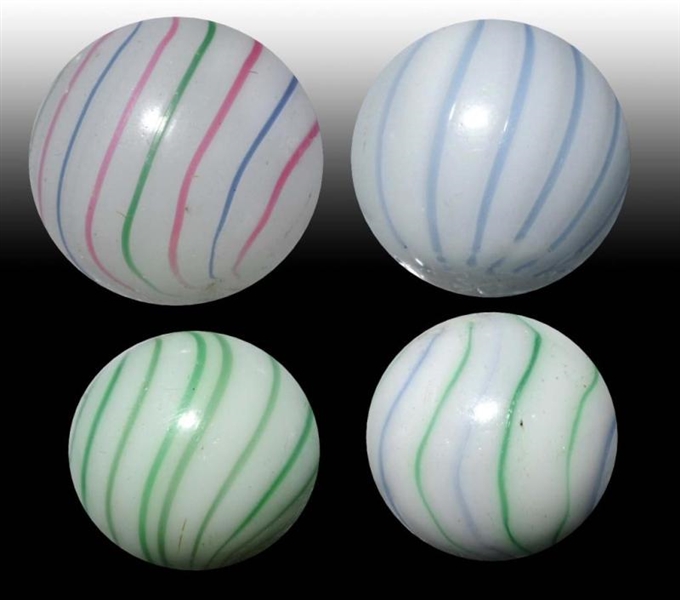LOT OF 4: CLAMBROTH MARBLES.                      