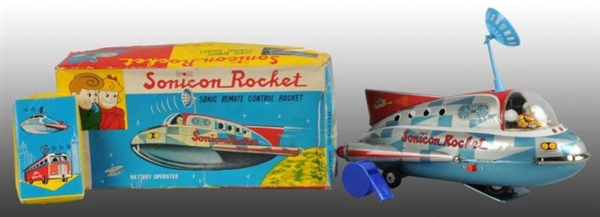 SEMICON BATTERY-OPERATED ROCKET TOY.              