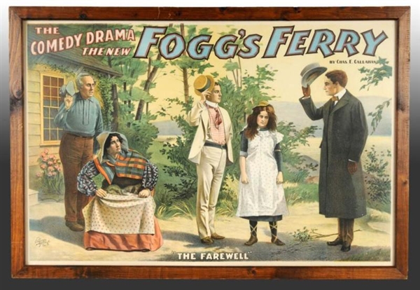 FOGGS FERRY EARLY THEATRE POSTER.                
