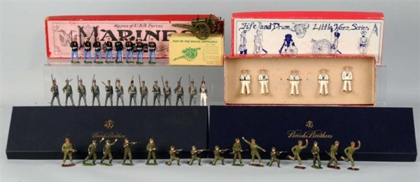 LOT OF CANNON & SOLDIER FIGURES.                  