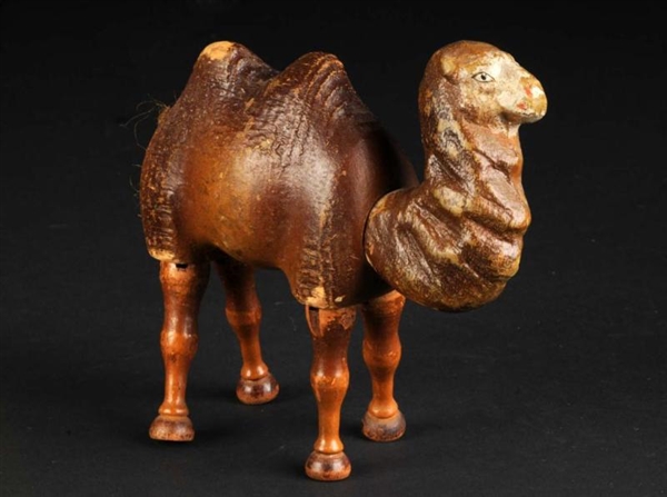 SCHOENHUT ALL WOOD CAMEL WITH DOUBLE HUMP.        