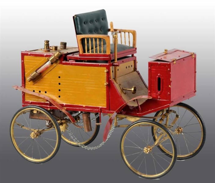 FRENCH LIVE STEAM AUTOMOBILE MODEL.               