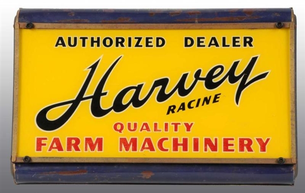 HARVEY FARM MACHINERY  ADVERTISING SIGN.          