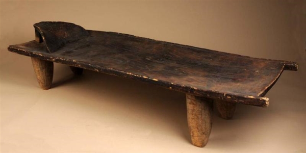 WEST AFRICAN SENUFO RESTING BED.                  