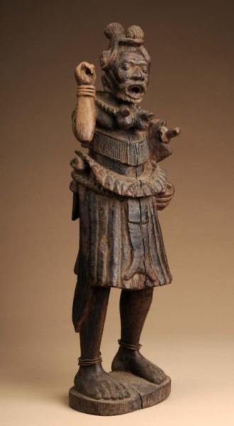 CENTRAL AFRICAN FIGURE.                           